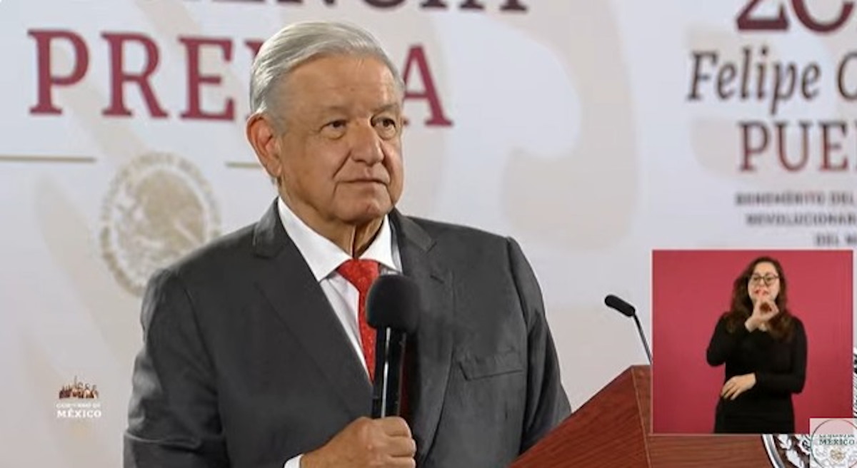 AMLO hablando de embajador Ken Salazar sobre Poder Judicial