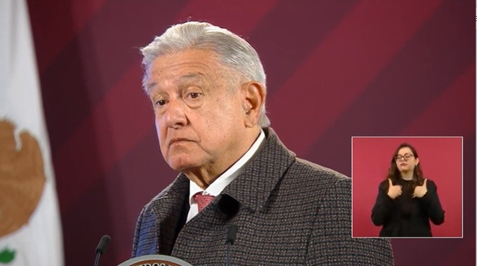 Andrés Manuel López Obrador. Captura de Pantalla
