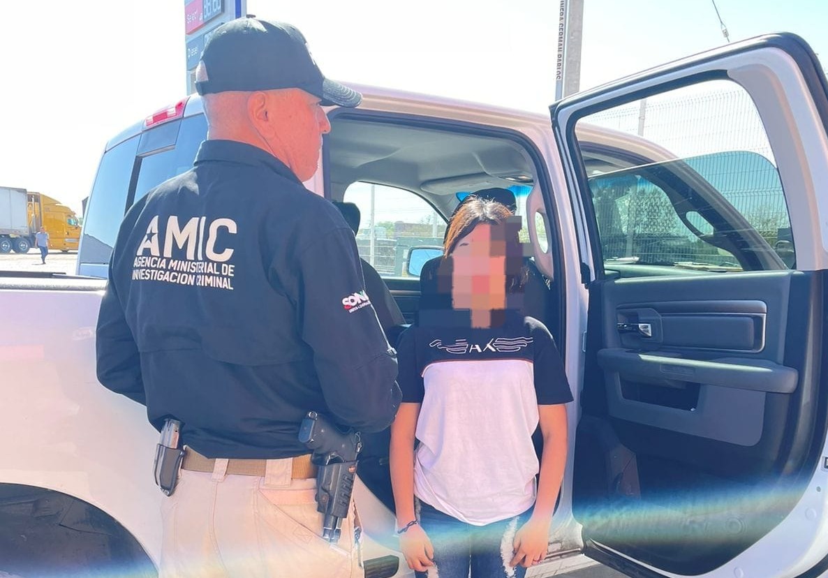 Ariadne Priscila desapareció en Sonora y fue localizada en el municipio de El Fuerte, Sinaloa (cortesía).