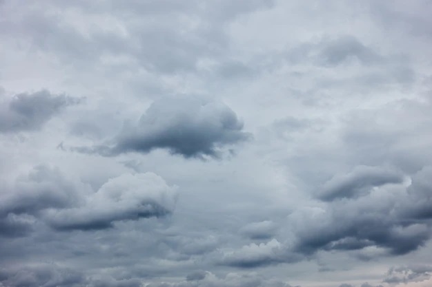 Cielo nublado. Foto de Ilustración
