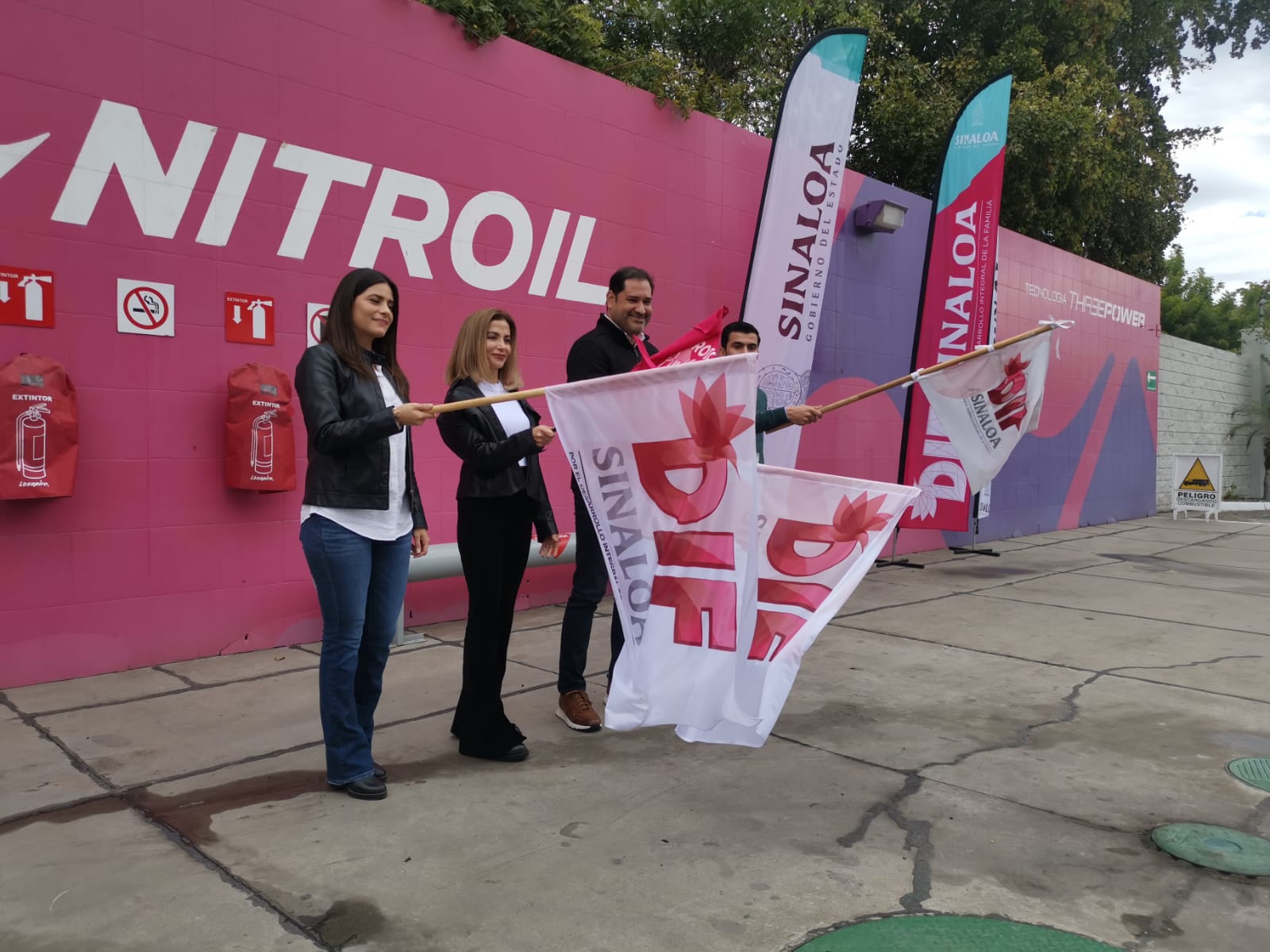 Dan banderazo a la campaña “NITROIL SI VALE” en Los Mochis