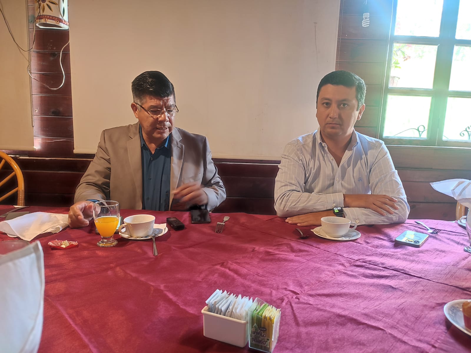 Diputados locales Feliciano Valle Sandoval y Manuel Luque
