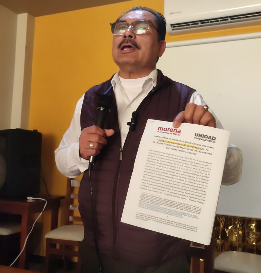 Exige Casimiro Zamora la renuncia de los consejeros estatales de elecciones de Morena