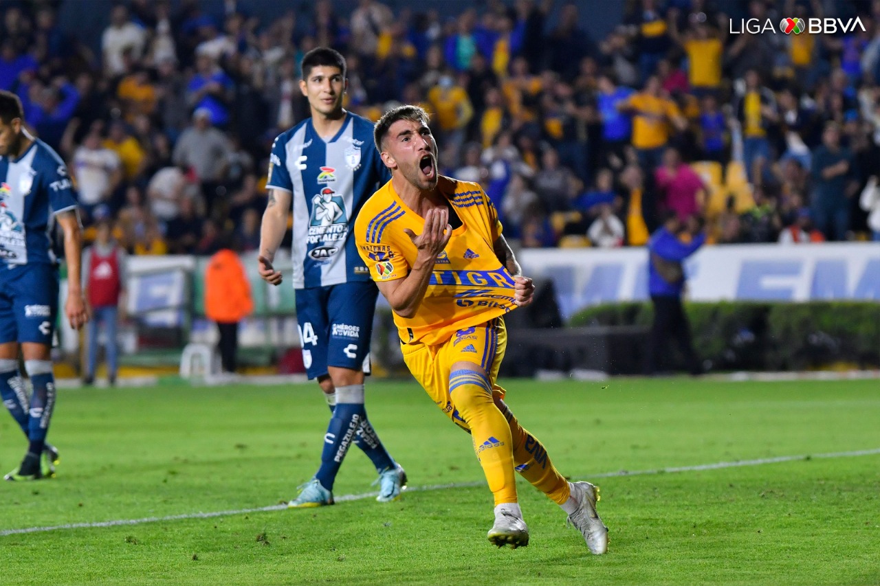 ¡Tigres indomables! Los felinos derrotan y golean al campeón Pachuca en la Liga MX