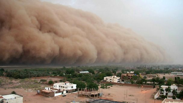 Nube de polvo del Sahara llega a México (Cortesía)