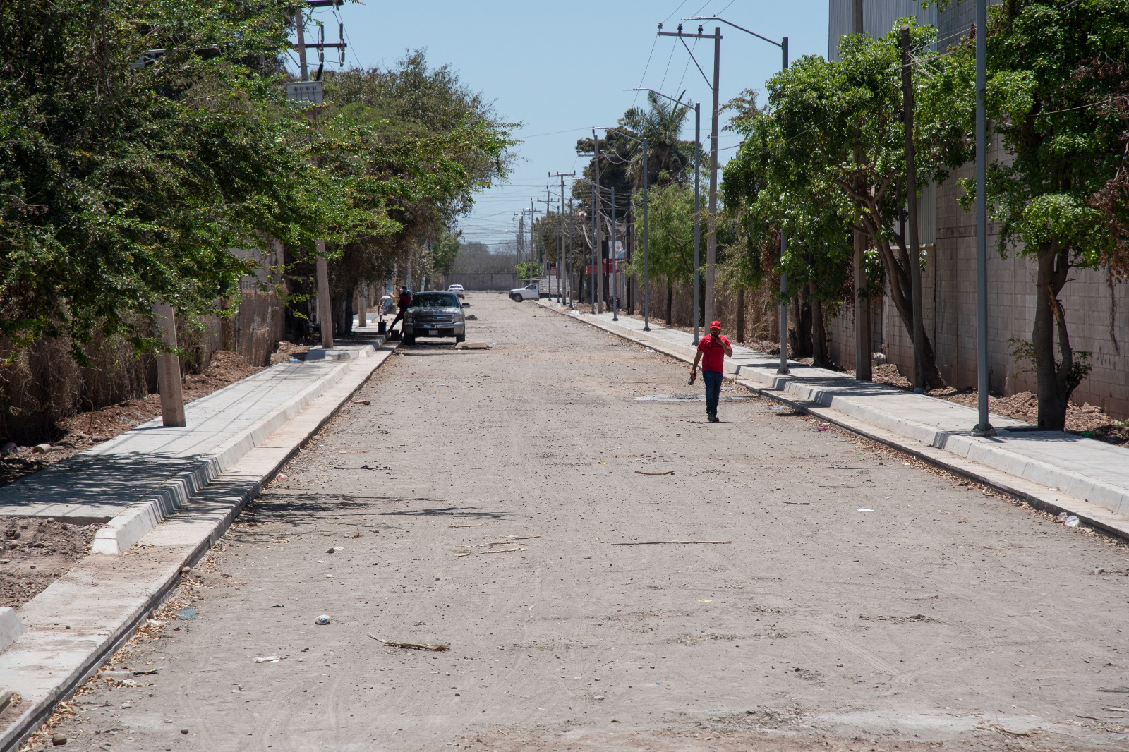 Obras de pavimentación llegan en su etapa inicial hasta el sector Aeropuerto, en Culiacán