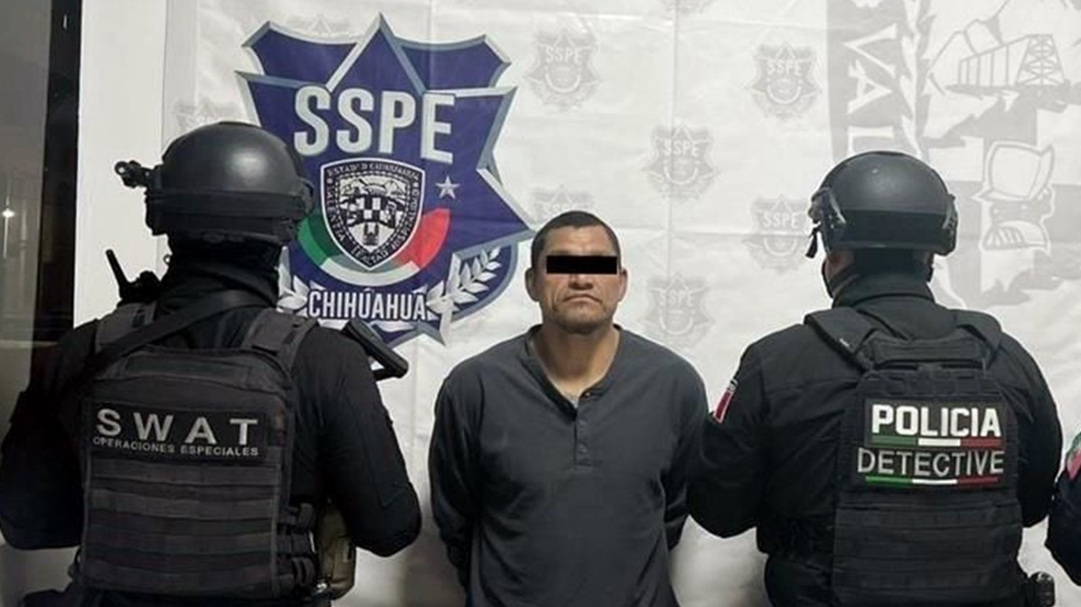 Preso fugado del penal de Ciudad Juárez y recapturado. Foto: Cortesía