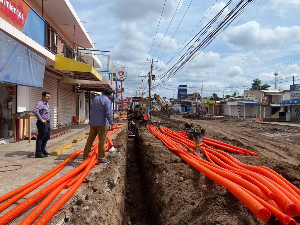 Rehabilitación de la avenida Álvaro Obregón en Culiacán