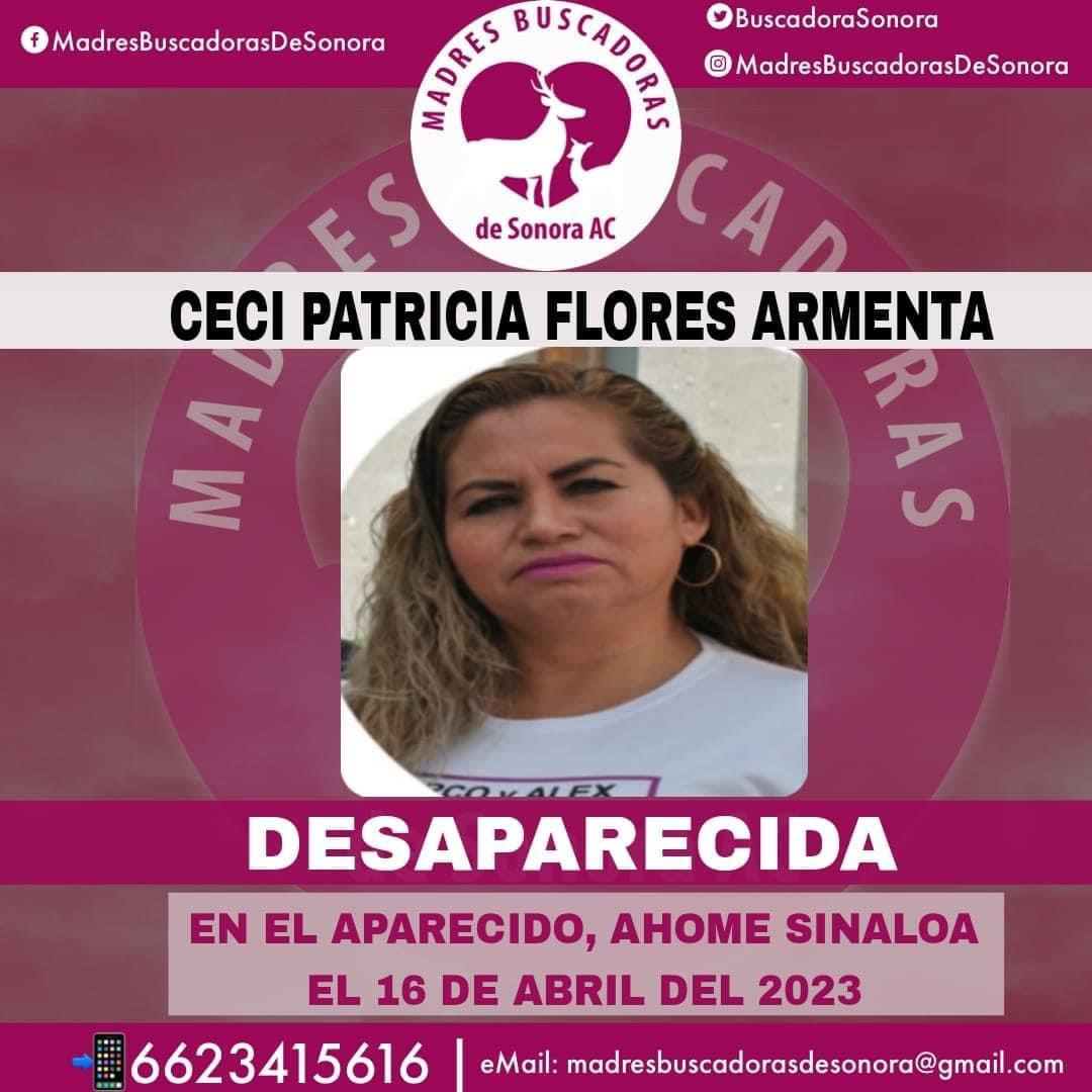 Reportan desaparición en Sinaloa de líder de Madres Buscadoras de Sonora