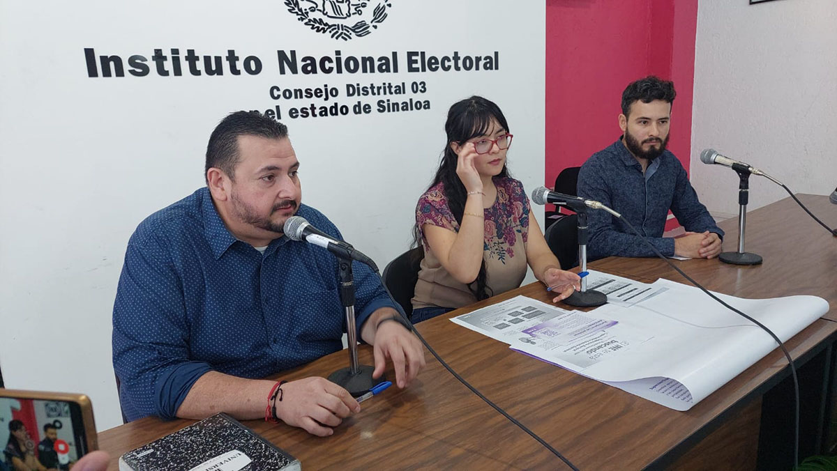 Román Sánchez González y Marisa Franco presentan la convocatoria para el reclutamiento de capacitadores y supervisores para el proceso electoral 2024