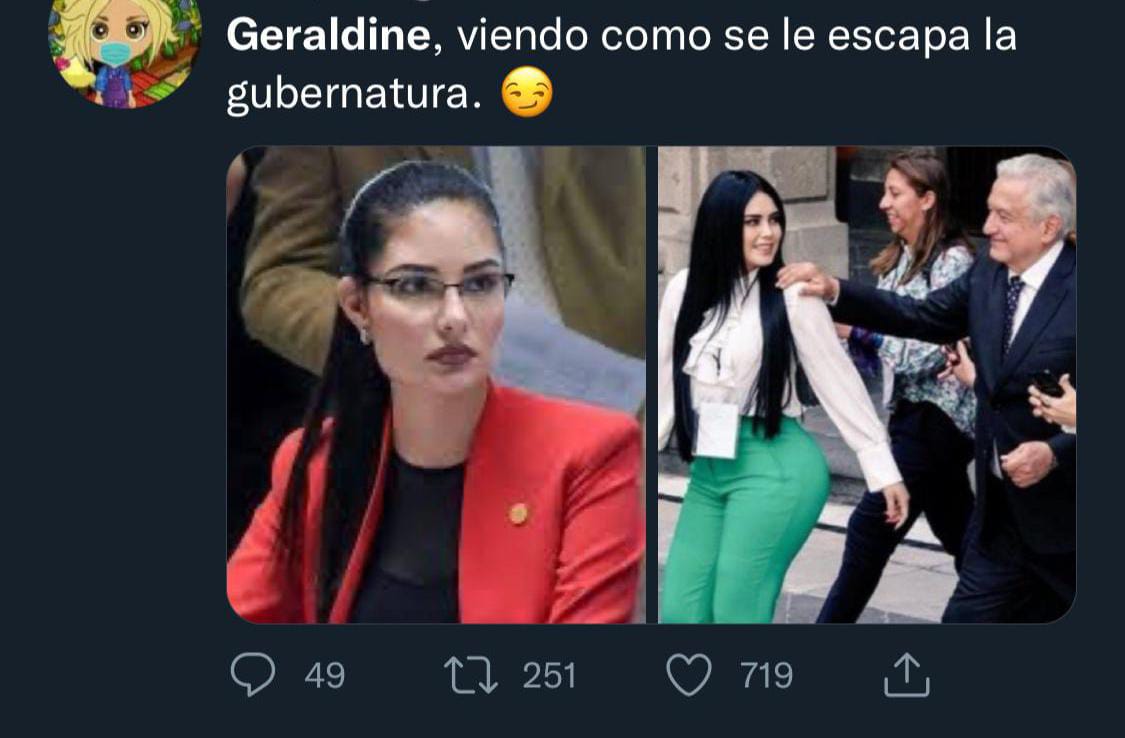 8M| Alcaldesa Ana Karen Val Medina asiste a evento en Palacio Nacional y le llueven memes con AMLO