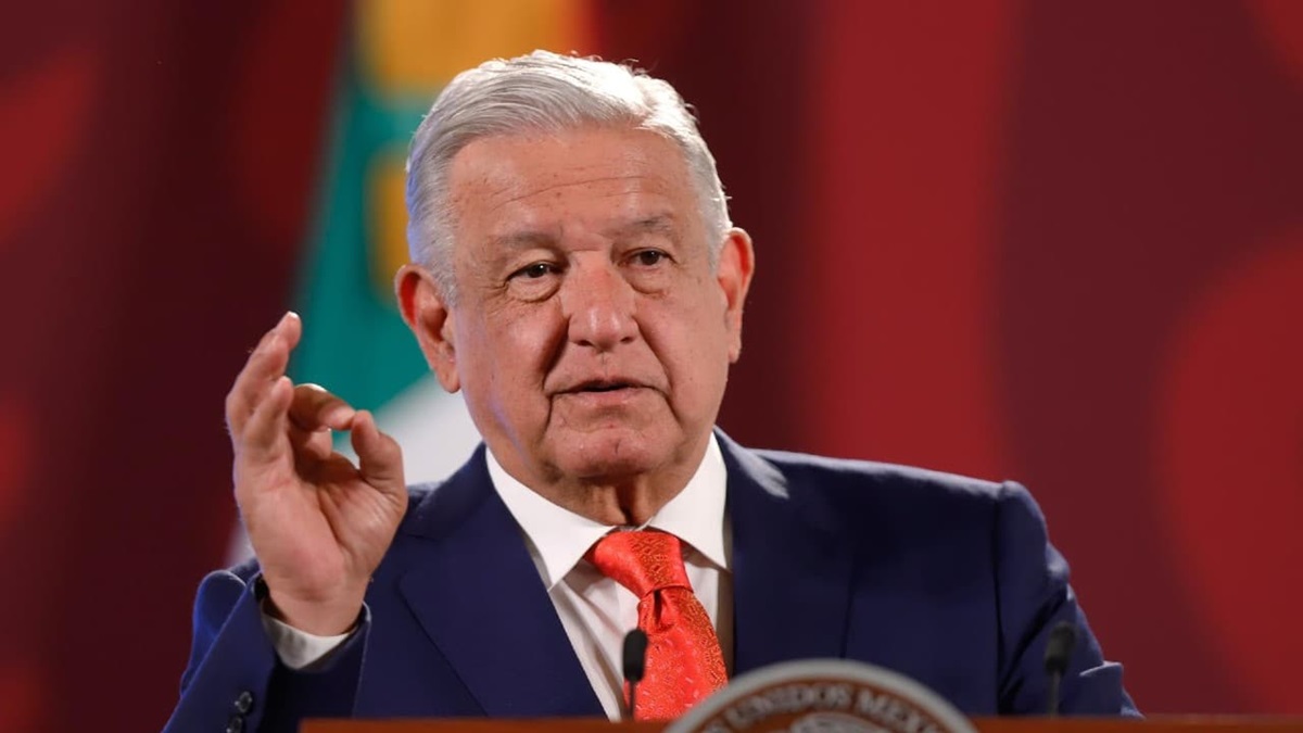 Andrés Manuel López Obrador en conferencia mañanera