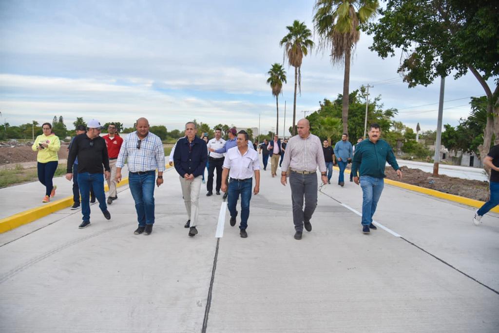 Aperturan tramo rehabilitado del bulevar Rosales en Los Mochis