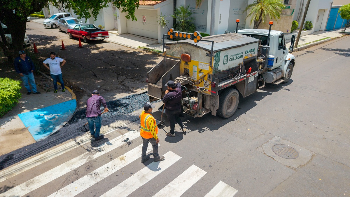 Avanzan trabajos de rehabilitación de infraestructura urbana en Culiacán