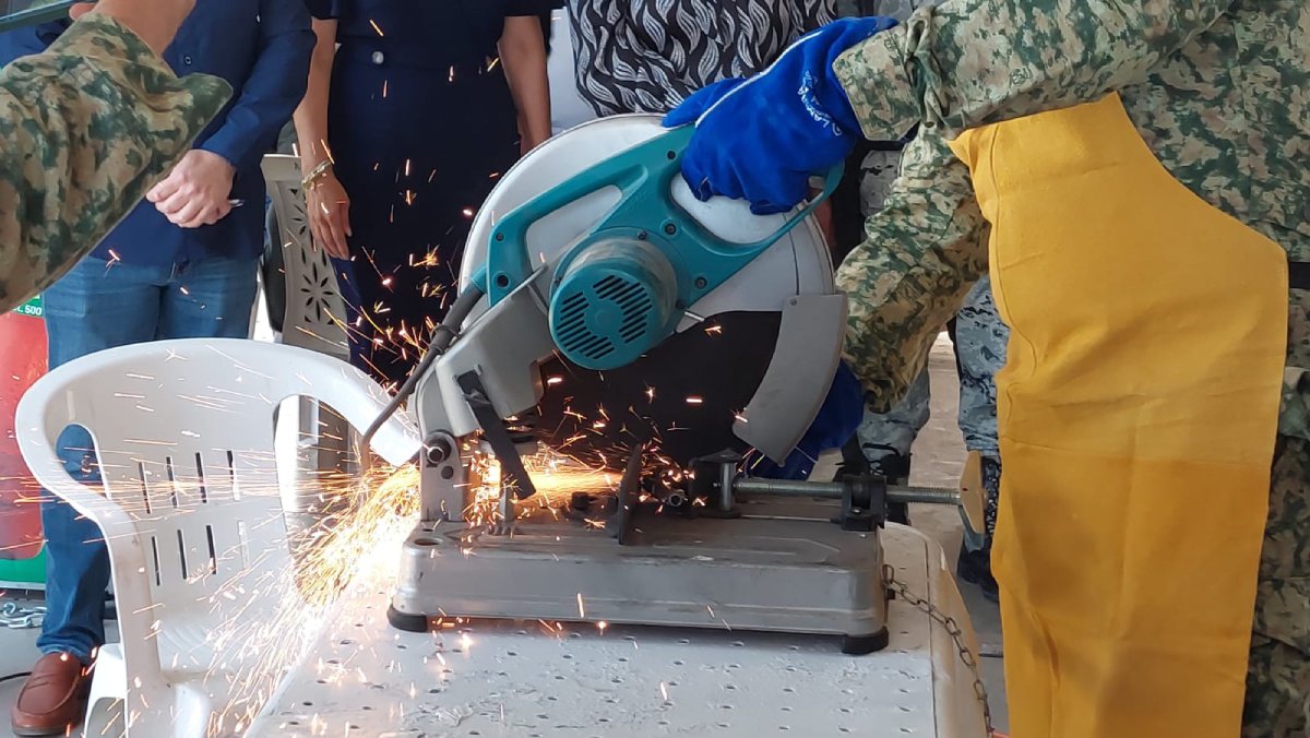 Logran el canje de 94 armas en la región del Évora durante la campaña, Desarme Voluntario destrucción de armas de fuego durante la campaña de Desarme Voluntario
