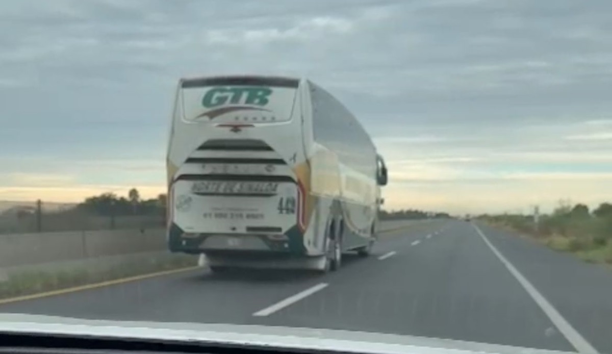 Captan autobús de pasajeros Norte de Sinaloa a exceso de velocidad