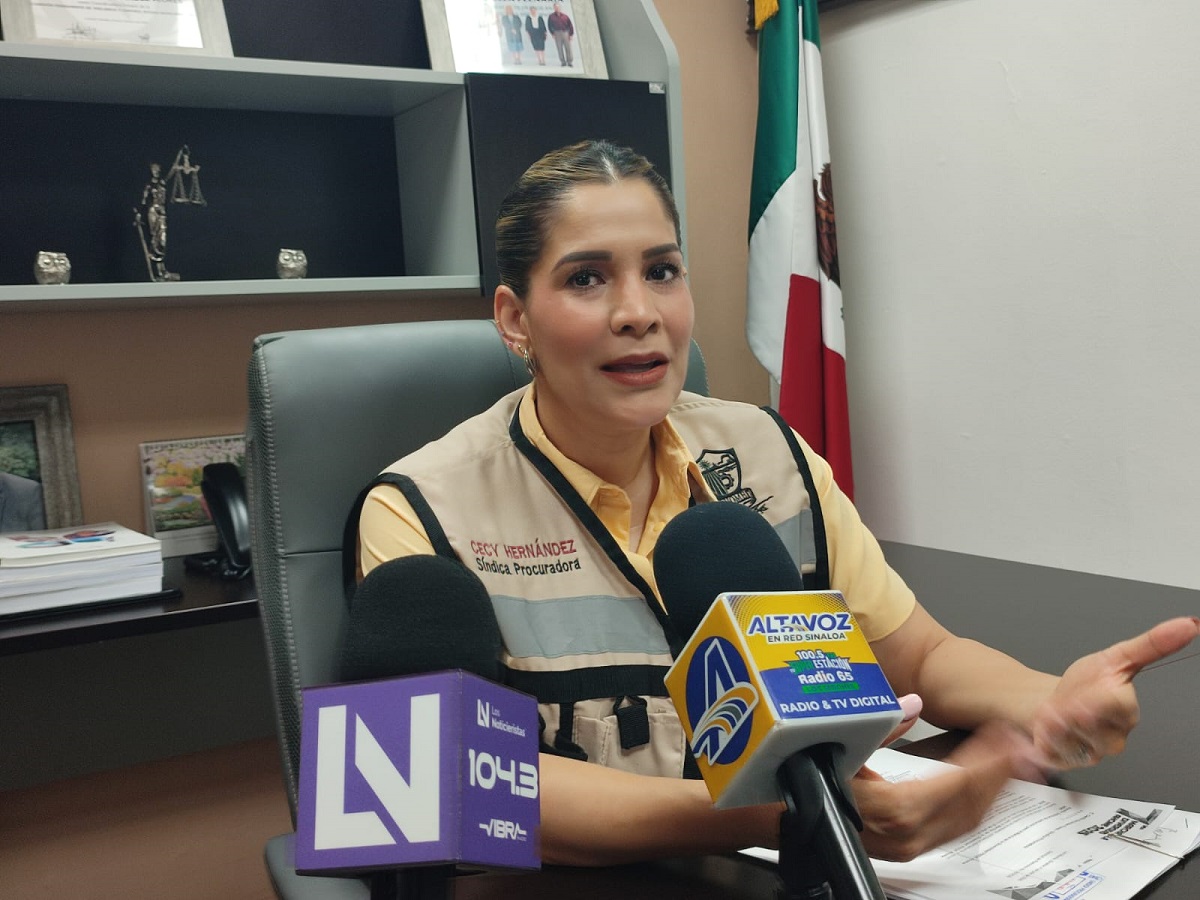 Sigo como síndica procuradora de Ahome: Cecilia Hernández; explica orden de juez por conflicto de intereses
