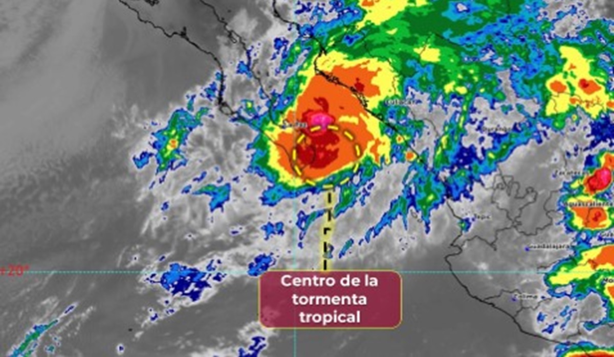 Tormenta tropical 'Ileana' en el Pacífico
