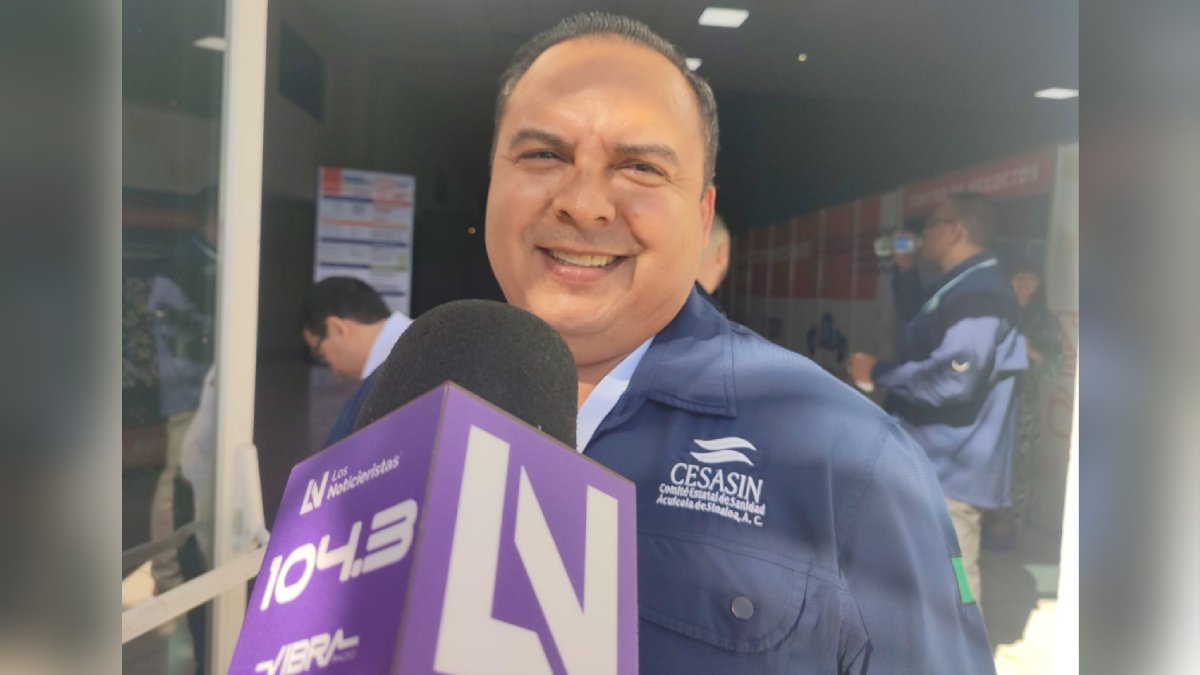 César Abraham Cuadras López, presidente del Comité Estatal de Sanidad Acuícola en Sinaloa
