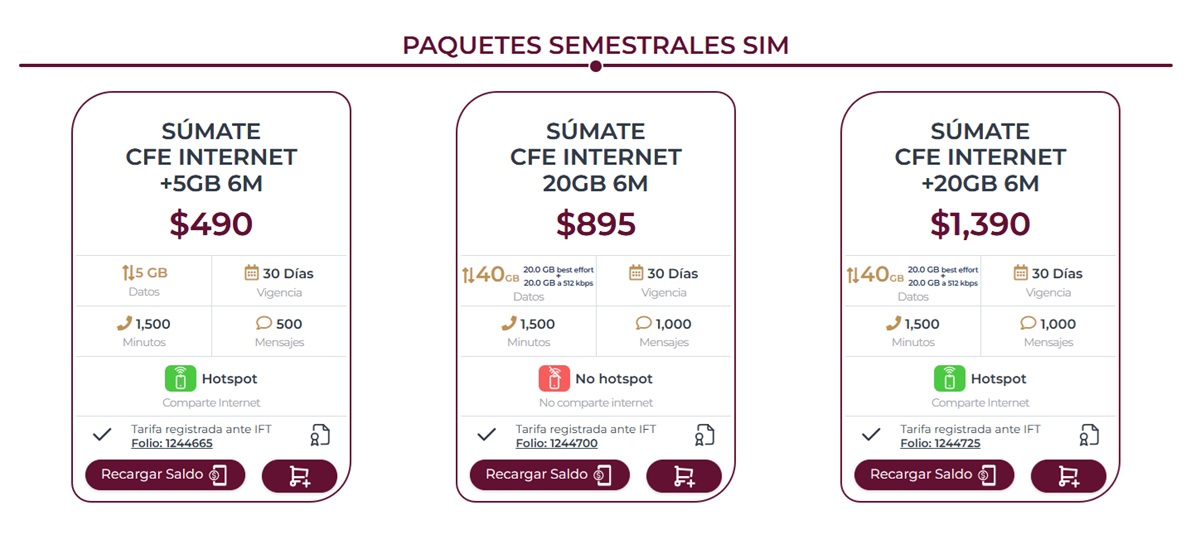 En donde estés… conéctate en tu celular con eSIM de CFE ¡Hay paquetes ...