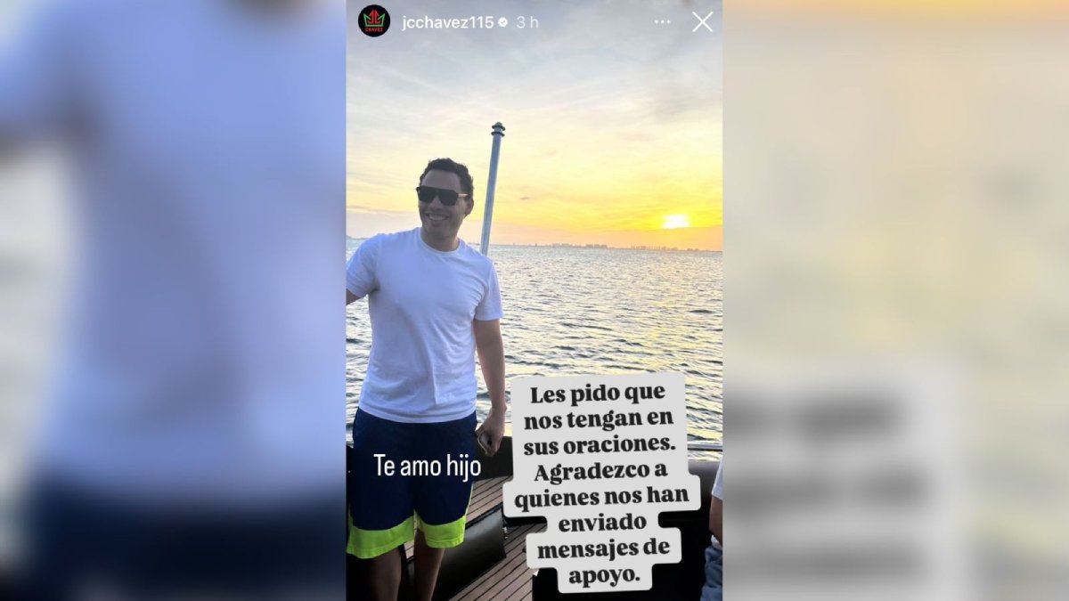"Les pido nos tengan en sus oraciones": JC Chávez agradece mensajes de apoyo
