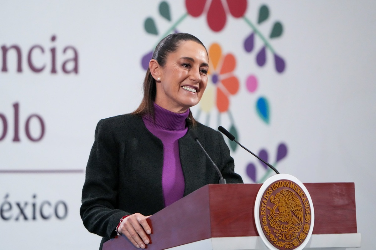 Claudia Sheinbaum en conferencia 'mañanera'