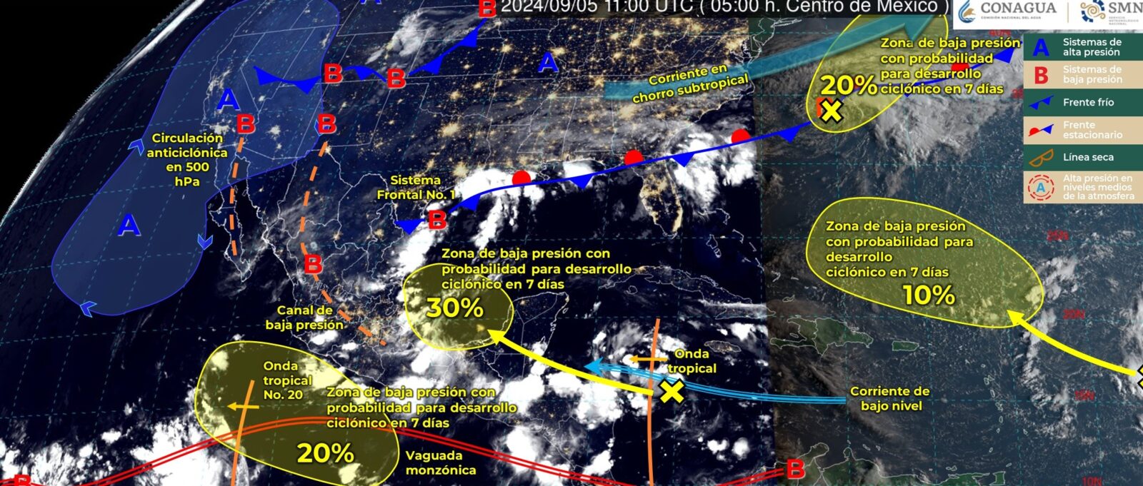 ¡Última oportunidad! Hoy deberían presentarse lluvias de 75 a 150mm, porque el fin de semana escasearán