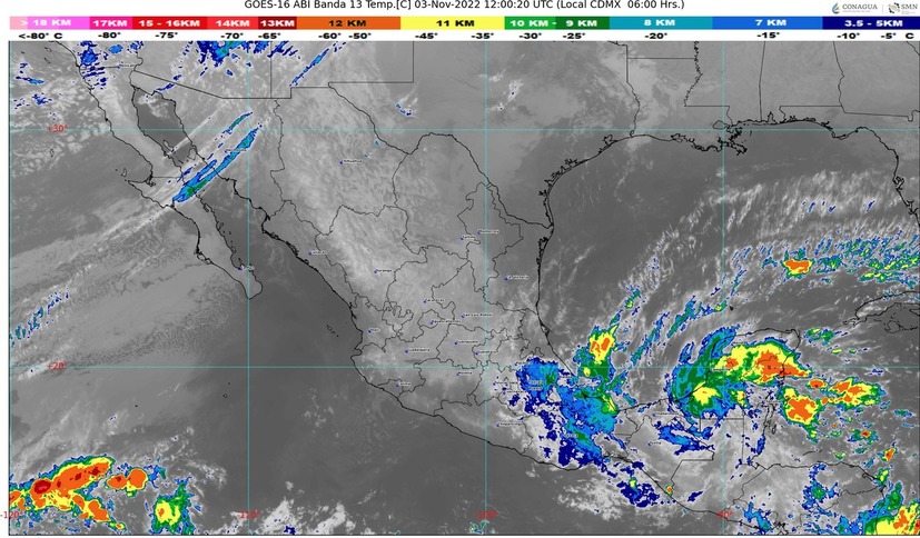 El frente frío No 7 recorrerá la zona noroeste del país, dejando sentir sus efectos en la sierra de Sinaloa