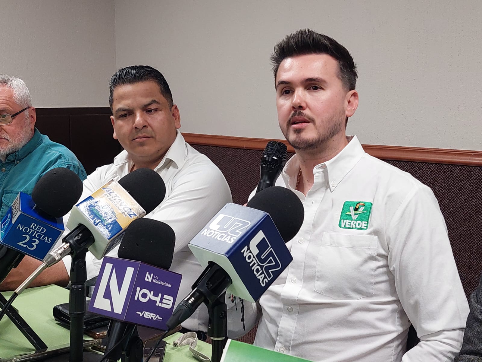 dirigente estatal del verde Ecologista José Santos Aizpuru Calderón