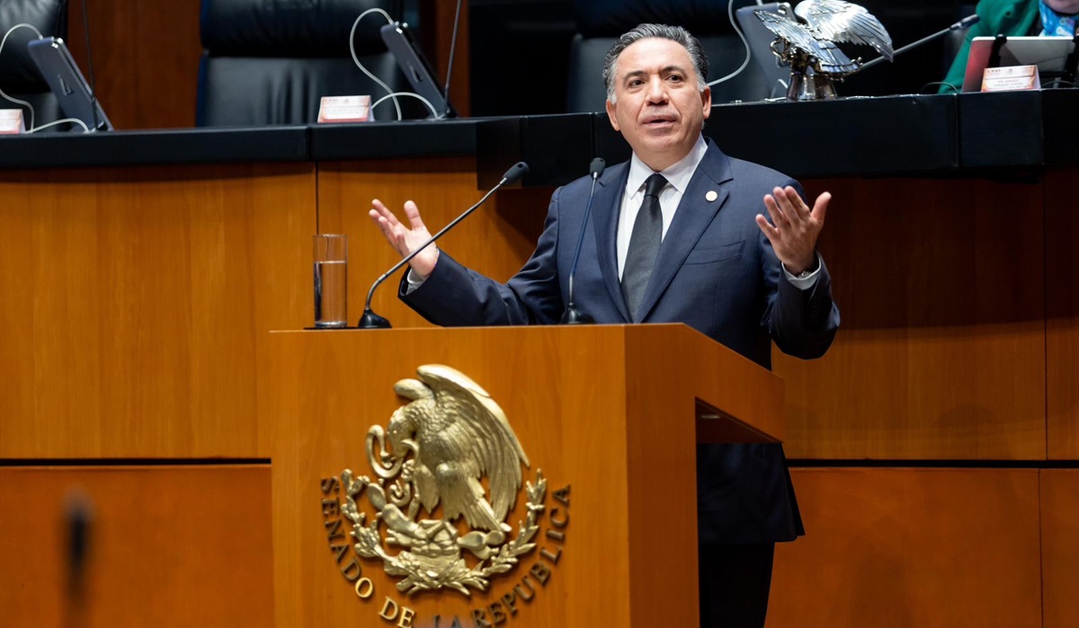 Presenta Inzunza ante el Senado reformas a leyes de desaparición y búsqueda Enrique Inzunza, senador de Morena