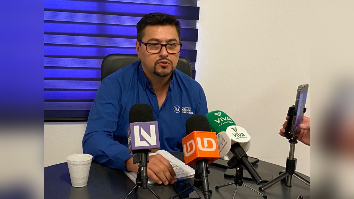 Evaristo Corrales Macías, dirigente municipal del PAN en Mazatlán.