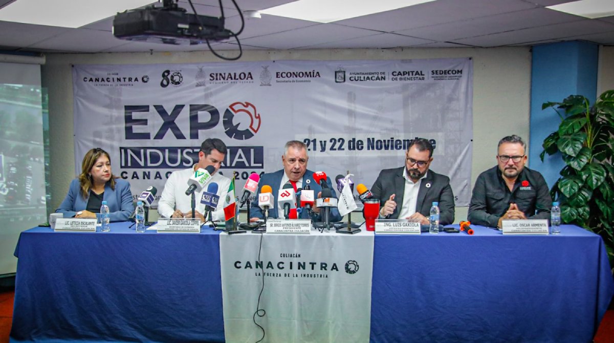 Expo Industrial Canacintra 2024 será el 21 y 22 de noviembre; esperan más de 3 mil visitantes expo industrial canacintra en culiacan