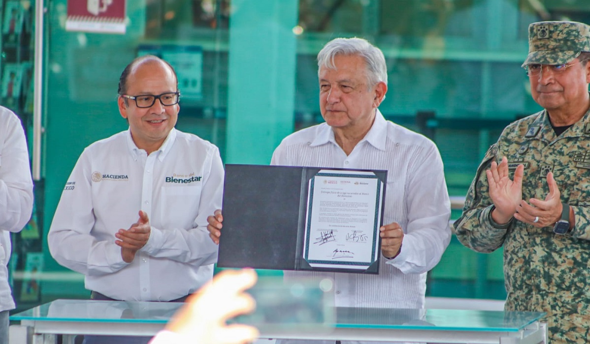 Inaugura AMLO desde Culiacán sucursales del Banco del Bienestar en México