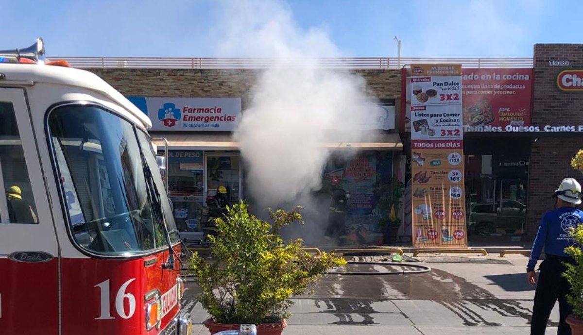 incendio en local de una plaza en culiacan sinaloa