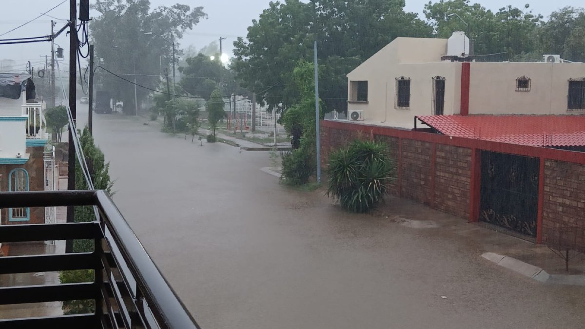 lluvias calles encharcadas guasave dia