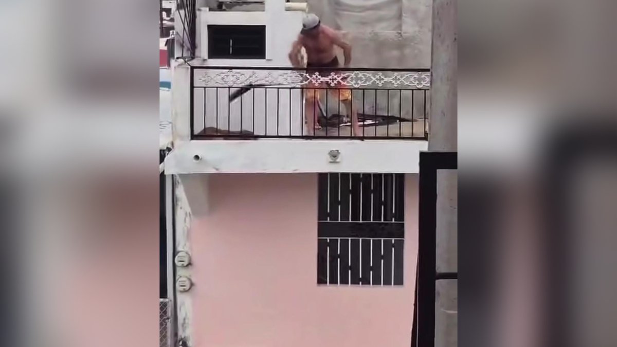 Hombre maltrata a perro a palazos en Mazatlán