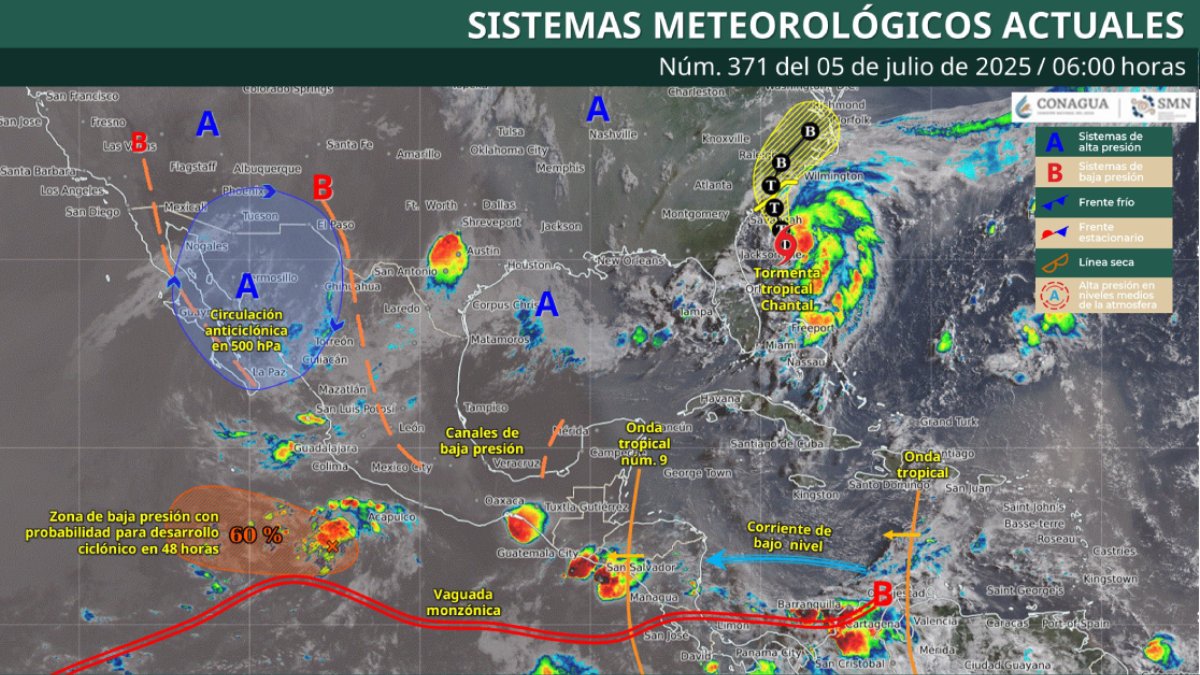mapa clima México smn