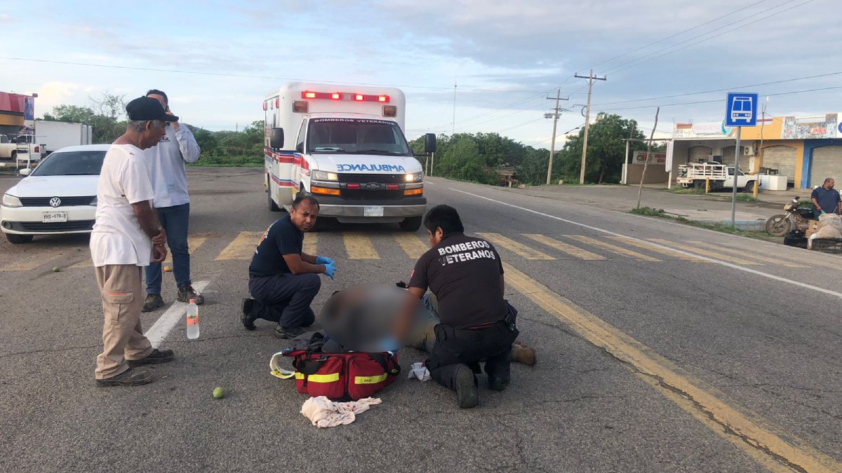 motociclista lesionado en mazatlan sin