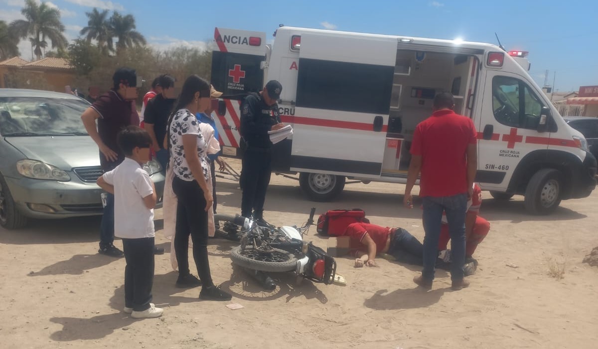 Motociclista resulta lesionado tras ser arrollado por conductor en Leyva  Solano, Guasave | Los Noticieristas