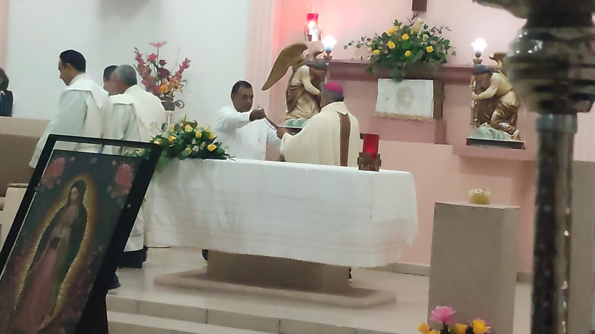 Obispo de Culiacán visita el norte de Sinaloa con motivo del docenario de la Virgen de Guadalupe