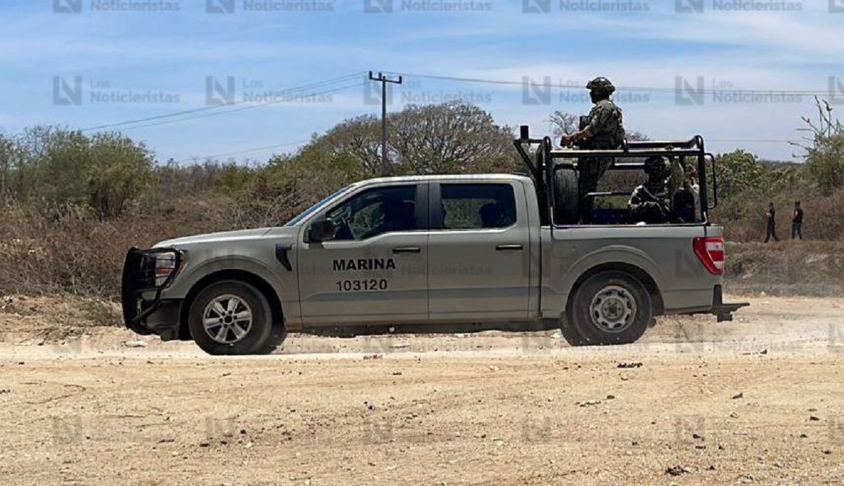 Persecución a balazos deja una patrulla de la Marina siniestrada al norte de Culiacán