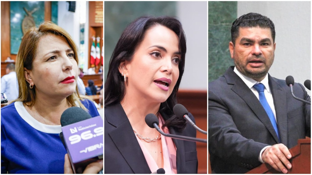 Roxana Rubio, Irma Moreno y Rodolfo Valenzuela, diputados en Sinaloa