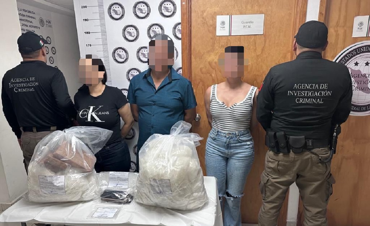 Tres detenidos con droga en El Carrizo, Ahome