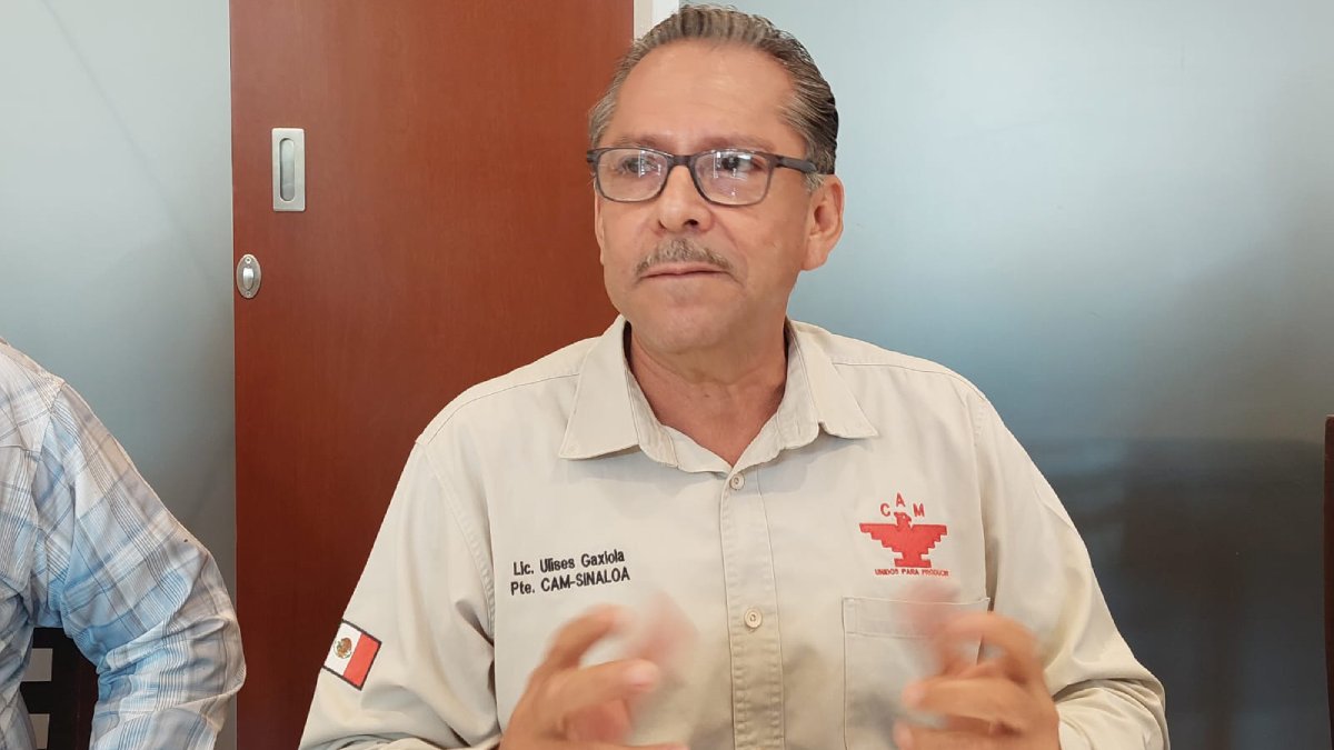 Ulises Gaxiola, presidente de la Confederación Agrarista Mexicana de Sinaloa