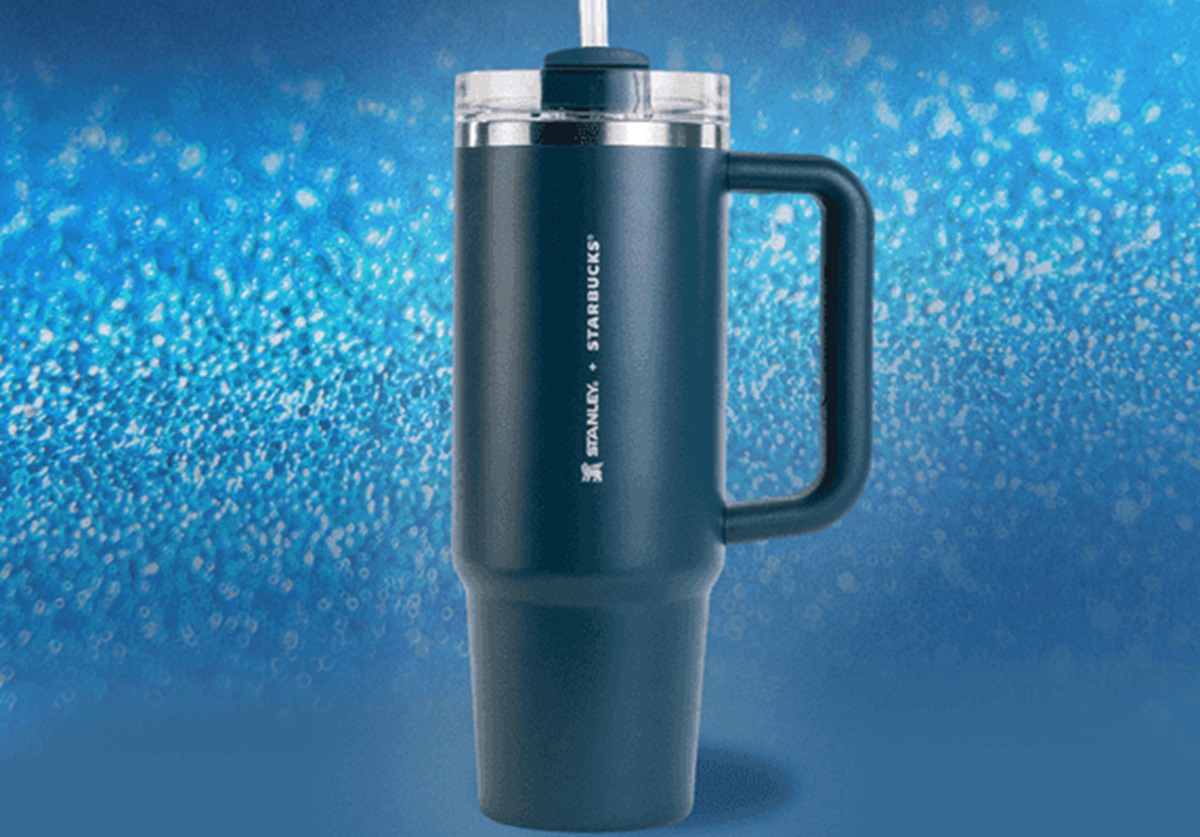 Vaso Stanley azul de Starbucks